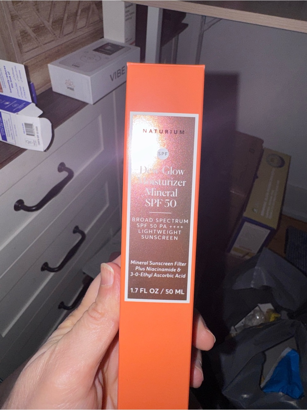 Naturium Daily Glow Moisturizer Mineral SPF 50 — Orange